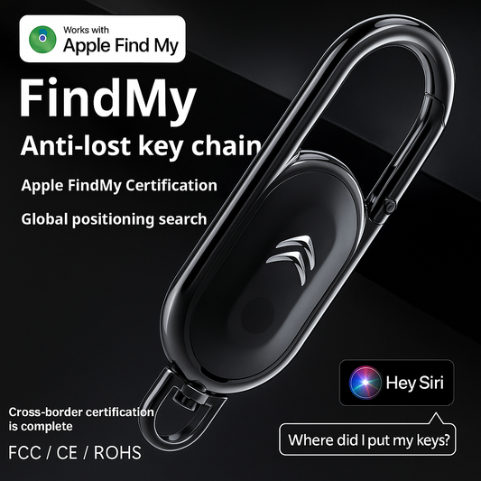 Lucky Tag Smart Finder for Apple iOS Compatible Anti-Lost Tracker with Alarm – GPS Support for Car, Keys, Bags, Luggage, Wallets